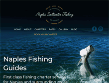 Tablet Screenshot of naplessaltwaterfishing.com